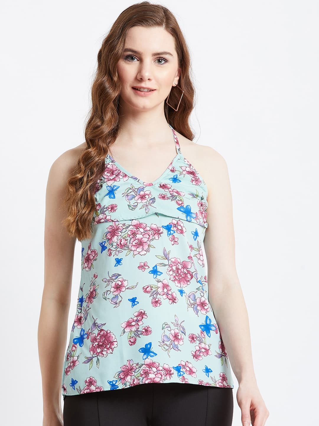 Linen Puff Sleeve Top